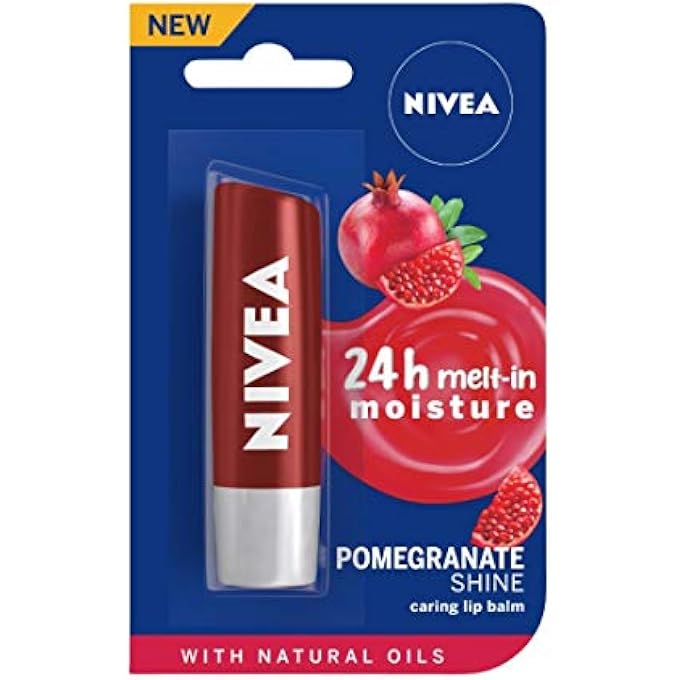Nivea POMEGRANATE SHINE LIP BALM - 4.8G - Image 1